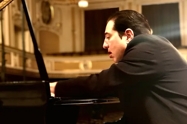 Fazıl Say recording at Mozarteum Salzburg in 2019; archive photo, not this recital