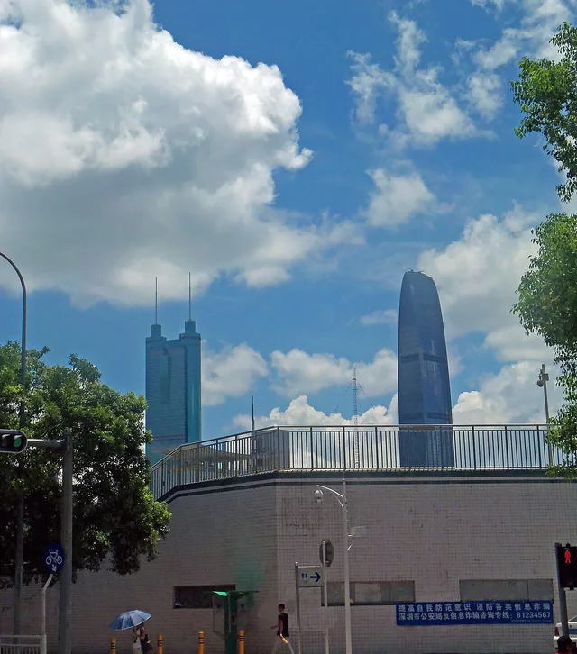 KK100, which houses The St. Regis Shenzhen