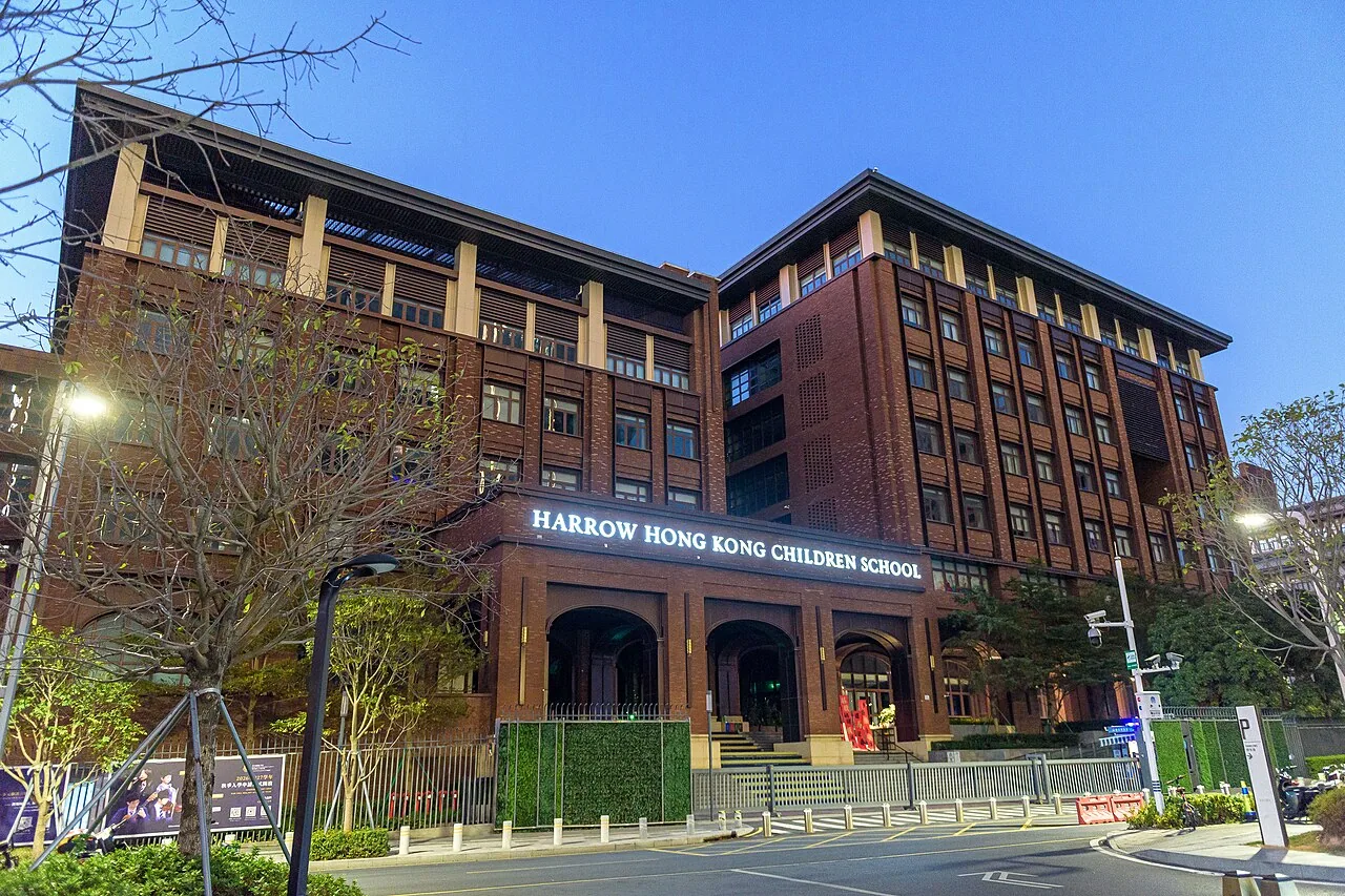 School buildings on the Harrow-branded campus in Qianhai, Shenzhen