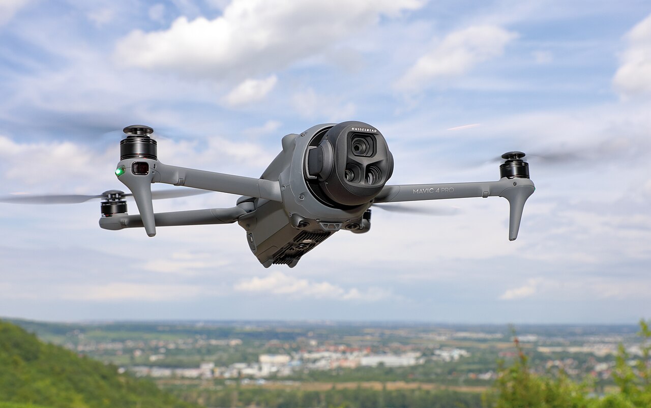 The DJI Mavic 4 Pro folding drone