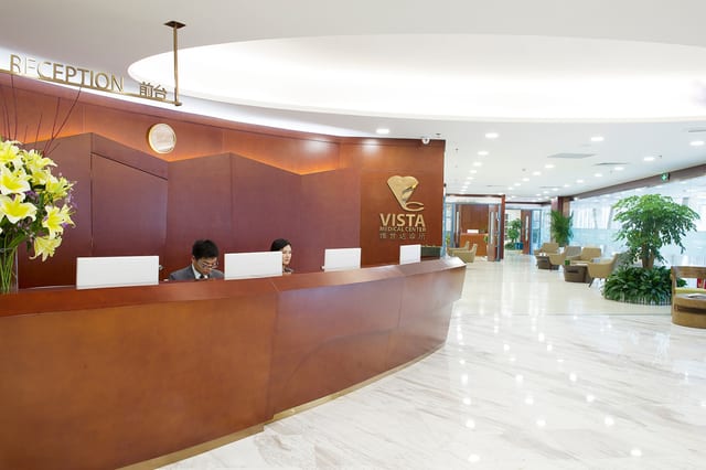 Reception photograph published on Vista-SK's official introduction page; the caption does not identify the campus