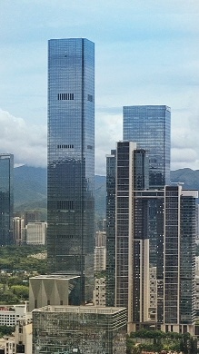 The UpperHills towers, the neighborhood of Voisin Organique